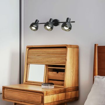 Light Prestige Reus LP-8069/3WS BK Спот 3x40W/E14 IP20