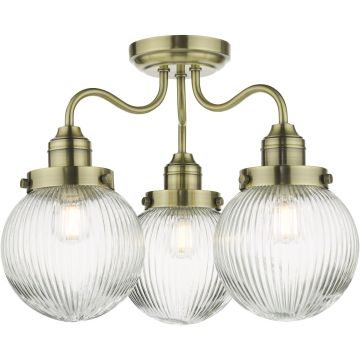 Dar Lighting Tamara TAM5375-IP44 Таванна лампа 3x40w/e14 ip44