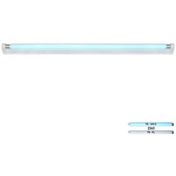 Prezent GERMICIDAL LAMP V. UV 70003 бактерицидна лампа 1x28w/uv-c+1x28w/t5 4000k 1550lm|1550lm ip20