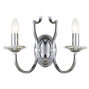 Cosmolight RIGA W02779CH Светильник за стена 2x40W/E14