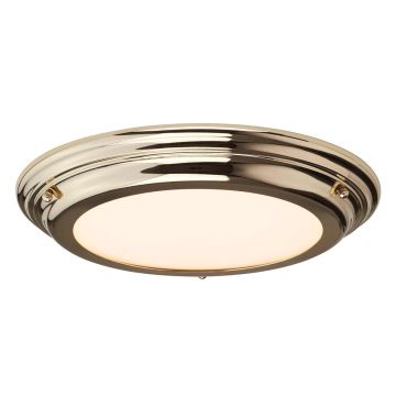 Elstead Lighting WELLAND WELLAND-F-PB Таванен светилник 1x25W/LED 2250LM IP44
