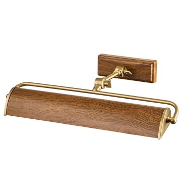 Elstead Lighting Winchfield WINCHFIELD-PLM-AB-OAK Светлина за картини 2x40W/E14 IP20