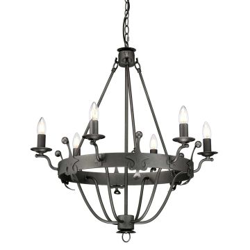 Elstead Lighting WINDSOR WINDSOR6-GR Люстра 6x60W/E14
