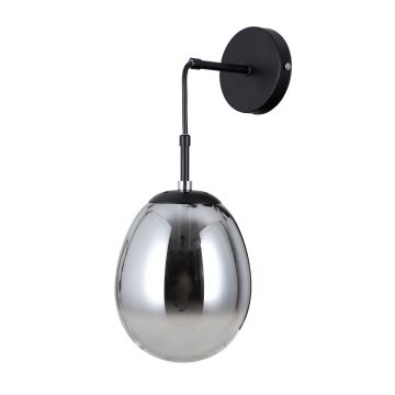 Italux Meolo WL-40825-1-BK Светильник за стена 1x40W/E14 IP20