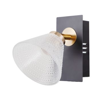 Italux Orella WL-34393-1-BK-HBR Светильник за стена 1x4W/LED 3000K 197lm IP20