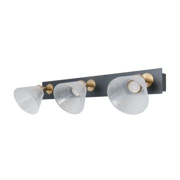 Italux Orella WL-34393-3-BK-HBR Светильник за стена 3x12W/LED 3000K 750lm IP20