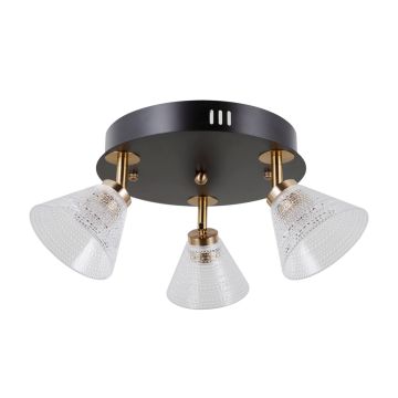 Italux Orella WL-34393-3R-BK-HBR Спот 3x12W/LED 3000K 750lm IP20