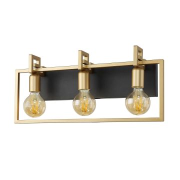 Italux PRIMERO WL-44003-3-BK-GD Светильник за стена 3x60W/E27 IP20
