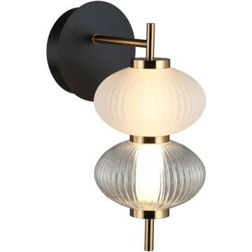 Italux Testa WL-84938-2-BK Светильник за стена 1x8W/LED 3000K 480lm IP20