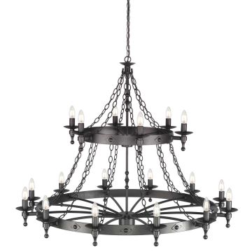 Elstead Lighting WARWICK WR18-GRAPHITE Люстра 18x60W/E14