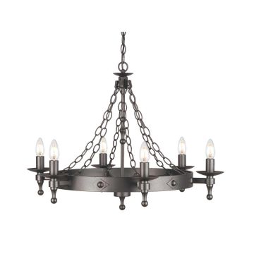 Elstead Lighting WARWICK WR6-GRAPHITE Люстра 6x60W/E14