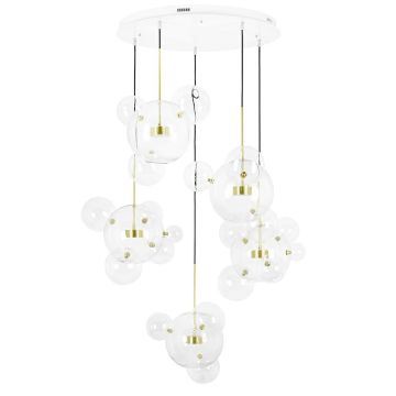 King Home CAPRI DISC XCP9148-5A Висяща лампа 10x7W/LED 3000K IP20