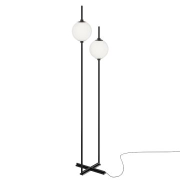 Maytoni THE SIXTH SENSE Z020FL-L12BK Стойка лампа 2x12W/LED 3000K 750LM IP20