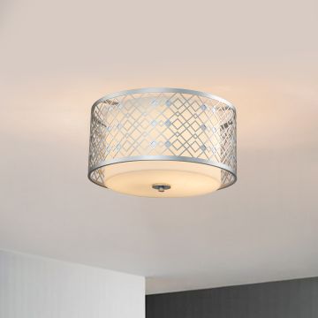 Elstead Lighting Ziggy ZIGGY-F-M-LS Таванен светилник 2x60 W/E27