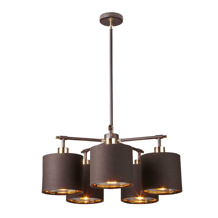 Elstead Lighting-BALANCE-BALANCE5-BRPB-ELSBALANCE5-BRPB