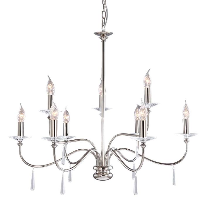 Elstead Lighting-FINSBURY PARK-FP9-POL-NICKEL-ELSFP9-POL-NICKEL