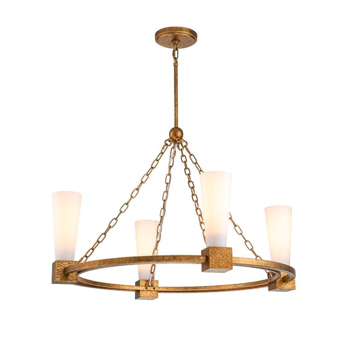 Elstead Lighting-Kristy-KRISTY4-DG-OPAL-ELSKRISTY4-DG-OPAL